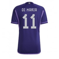Argentina Angel Di Maria #11 Replica Away Shirt World Cup 2022 Short Sleeve